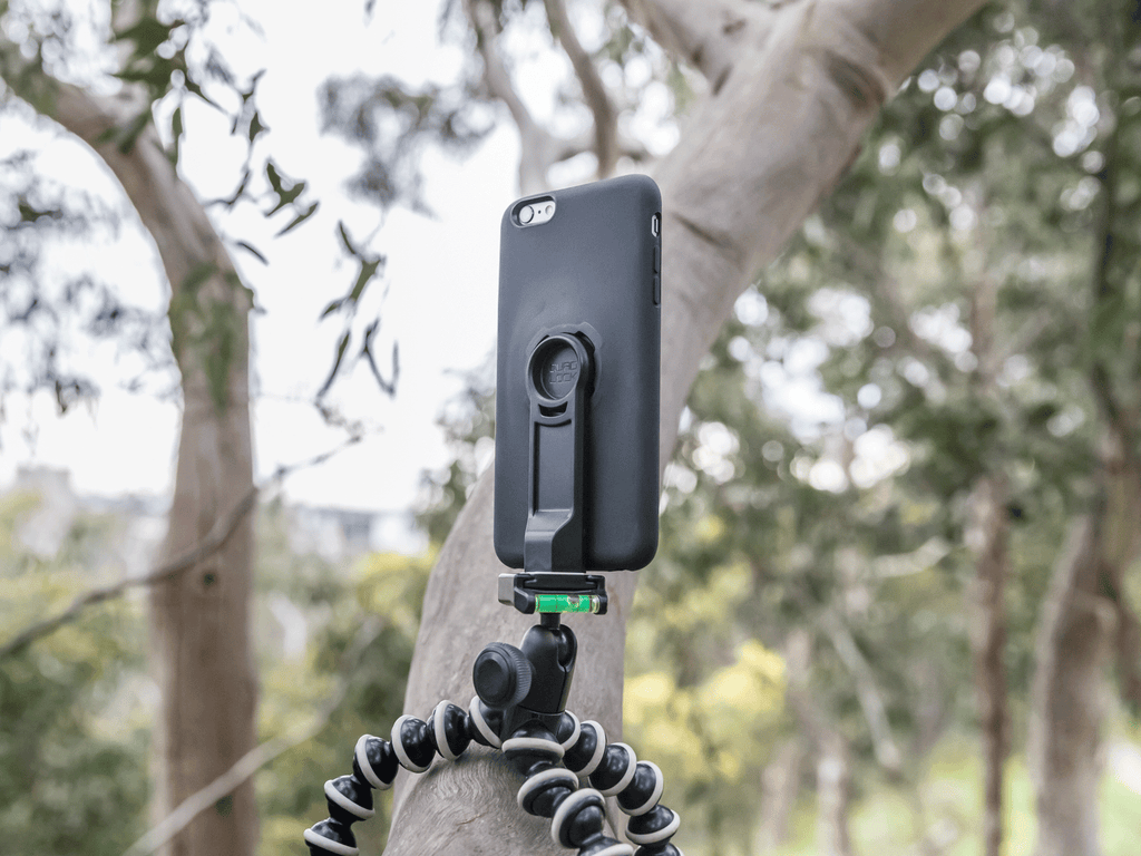 Quad Lock Tripod Mount on Samsung Galaxy 